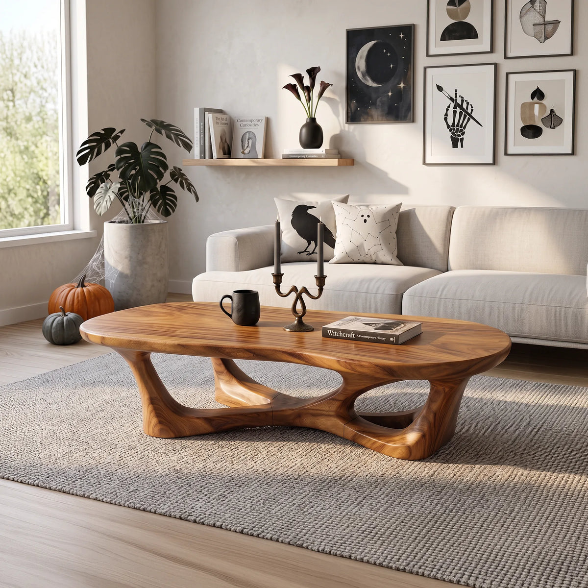 Modern Halloween Sculpted Table For Living Space