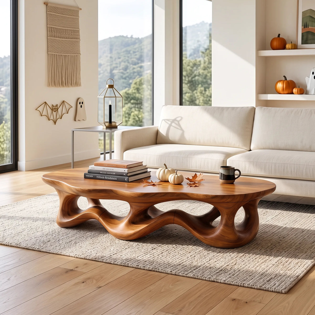 Modern Halloween Interlocking Coffee Table For Living Area