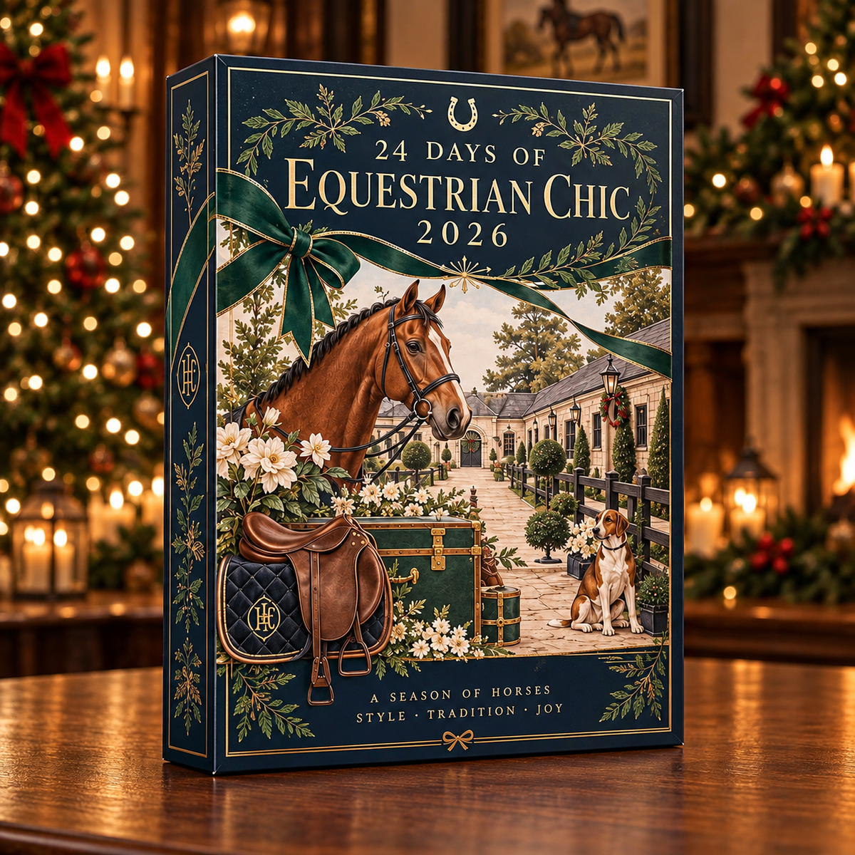 2026 Equestrian Advent Calendar, 24 Horse Riding Ornaments, Christmas Countdown Gift for Horse Lovers