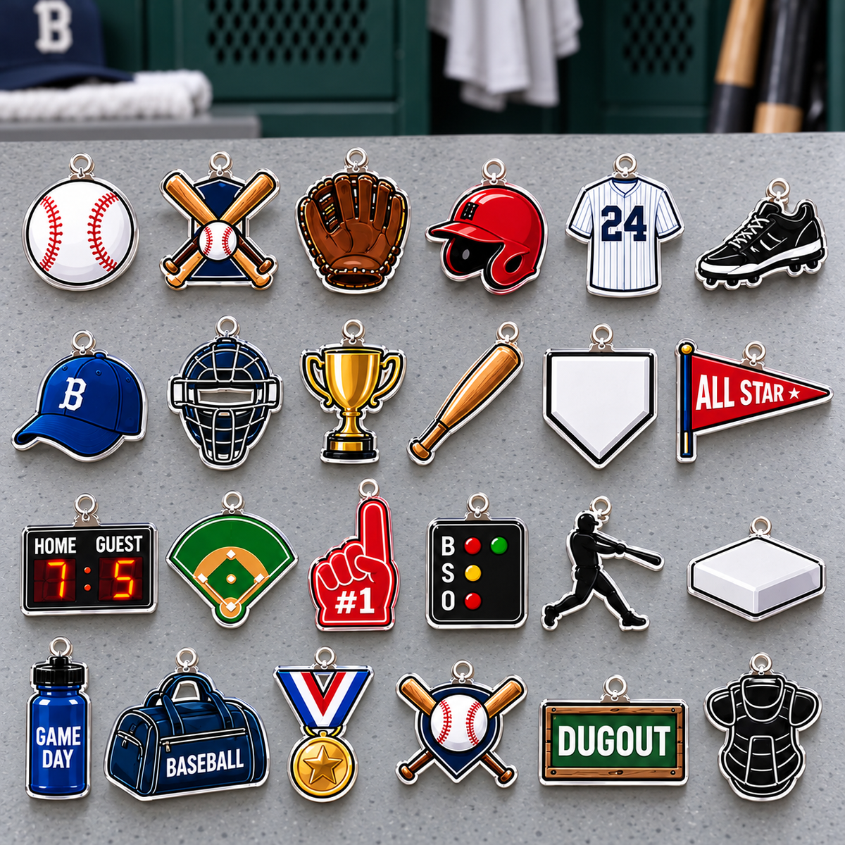 2026 Baseball Advent Calendar with Custom Name, 24-Day Countdown