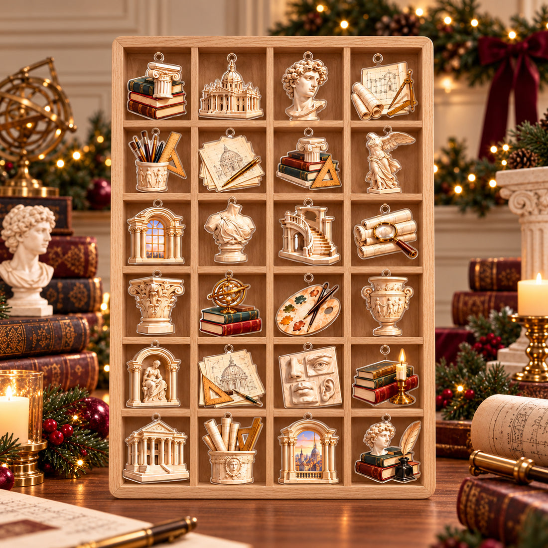 Personalized Architecture Advent Calendar 2026 Architect Blind Box Holiday Countdown Christmas Box