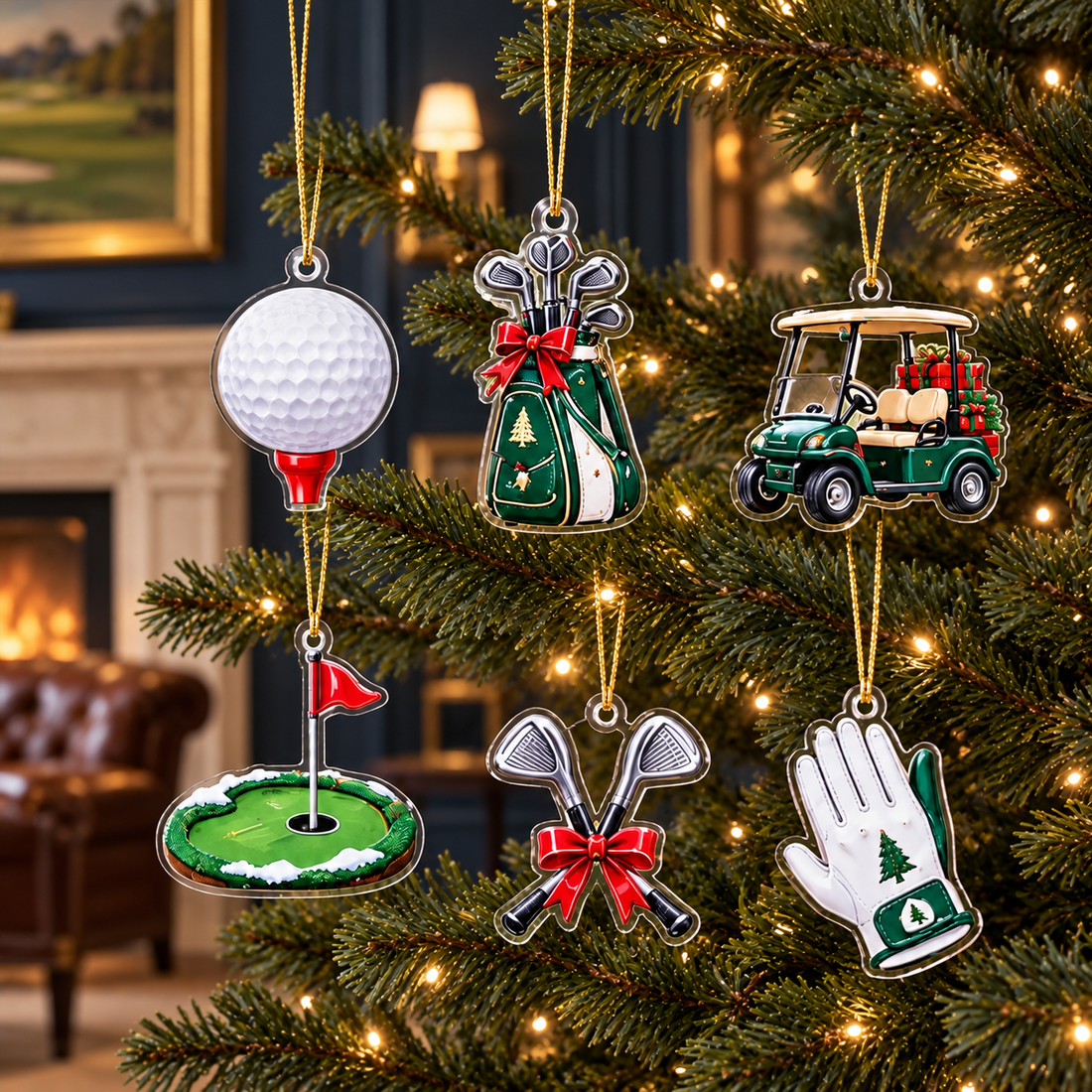 2026 Golf Blind Box Advent Calendar With 24 Acrylic Charms