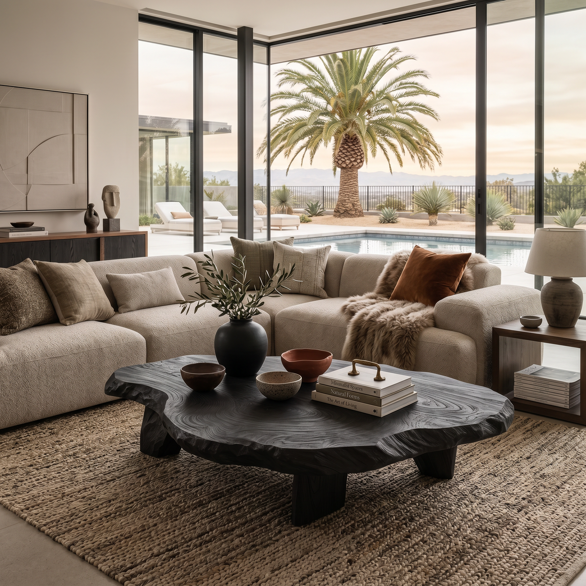 Live Edge Coffee Table For Statement Luxury Home