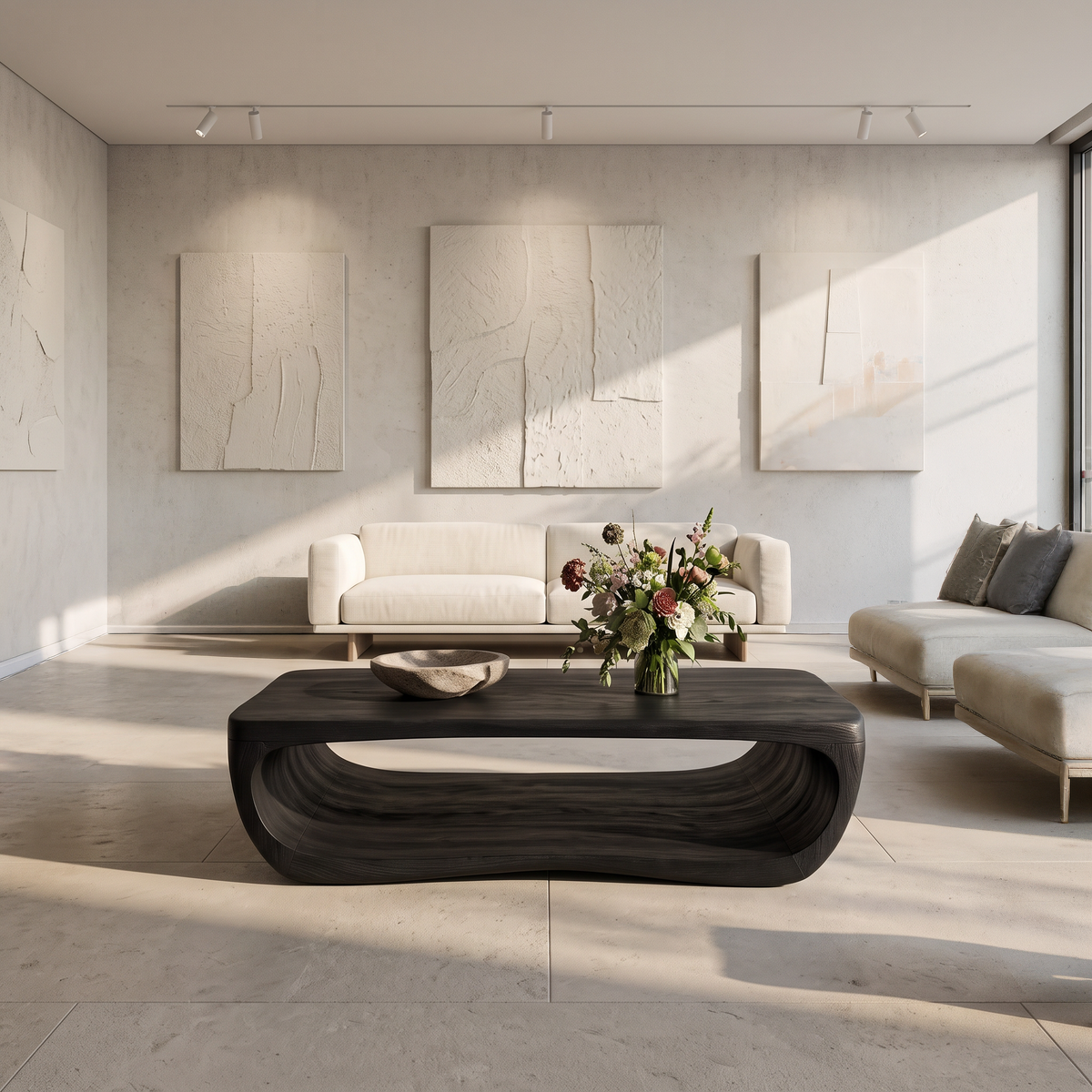 Modern Coffee Table Sculpture Design For Living Room