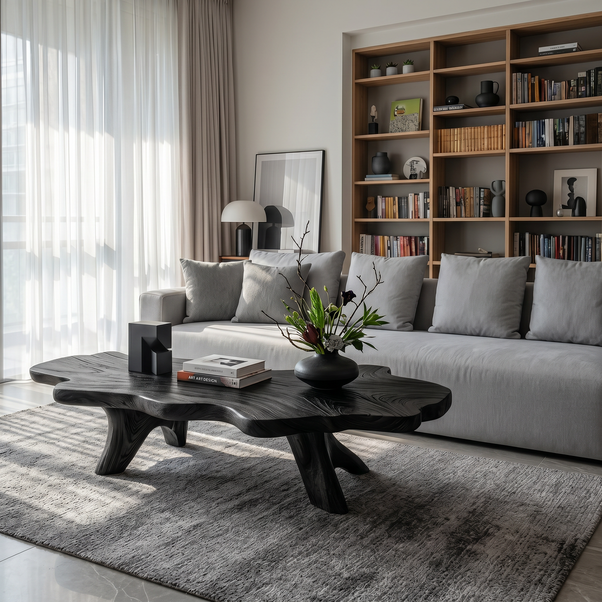 Handcrafted Low Table For Artisan Living Room