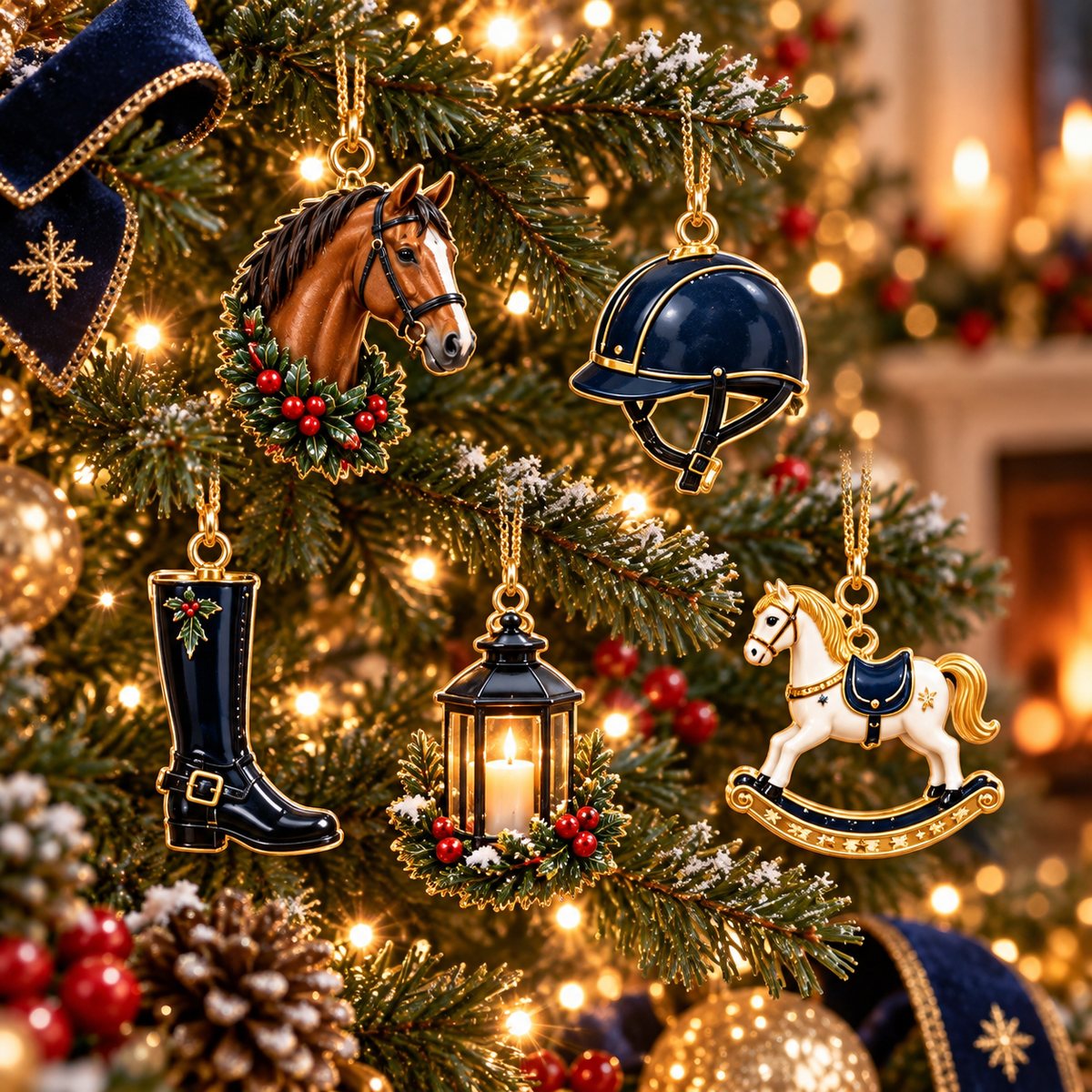 2026 Equestrian Advent Calendar with Custom Name, 24 Horse Riding Charms, Christmas Countdown Gift for Riders