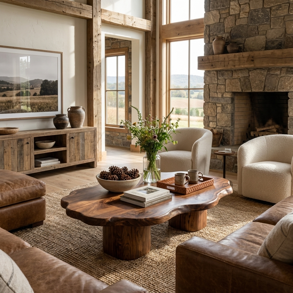 Modern Wooden Coffee Table For Contemporary Interior