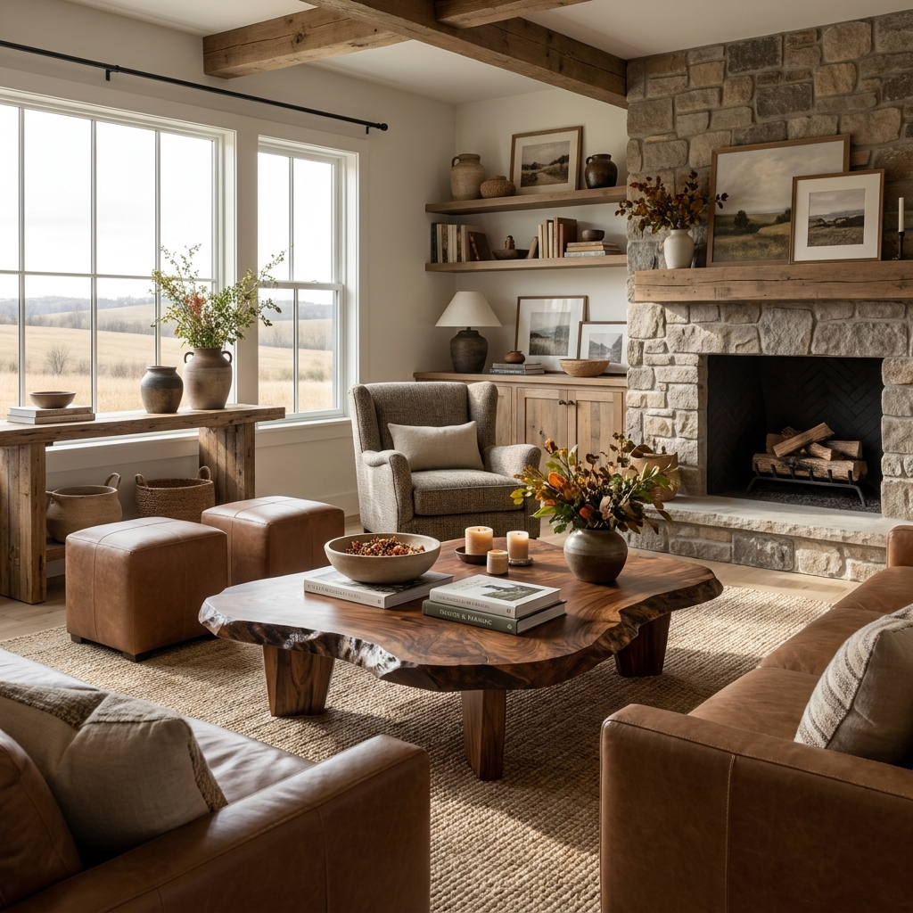 Live Edge Coffee Table For Statement Luxury Home