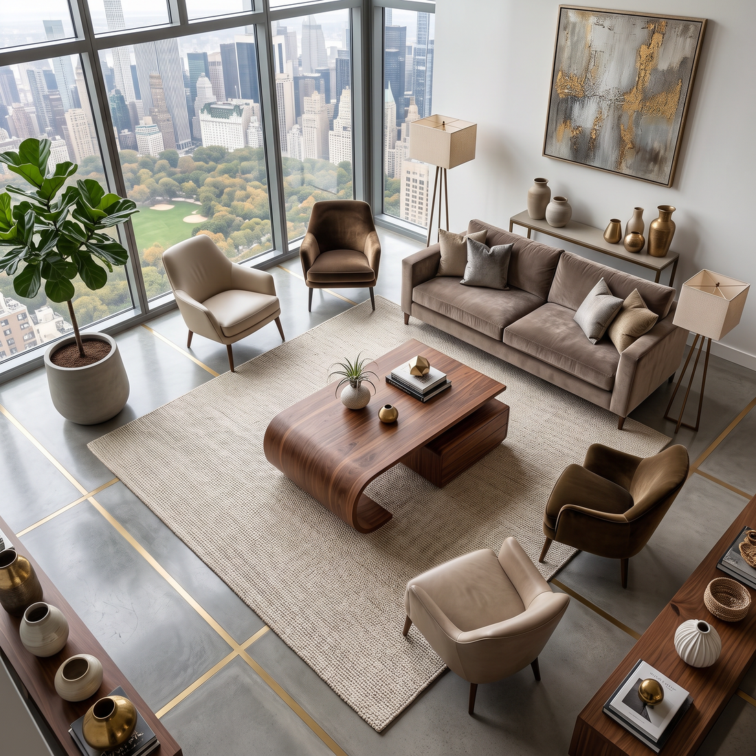 Minimalist Coffee Table With Drawer For Living Decor
