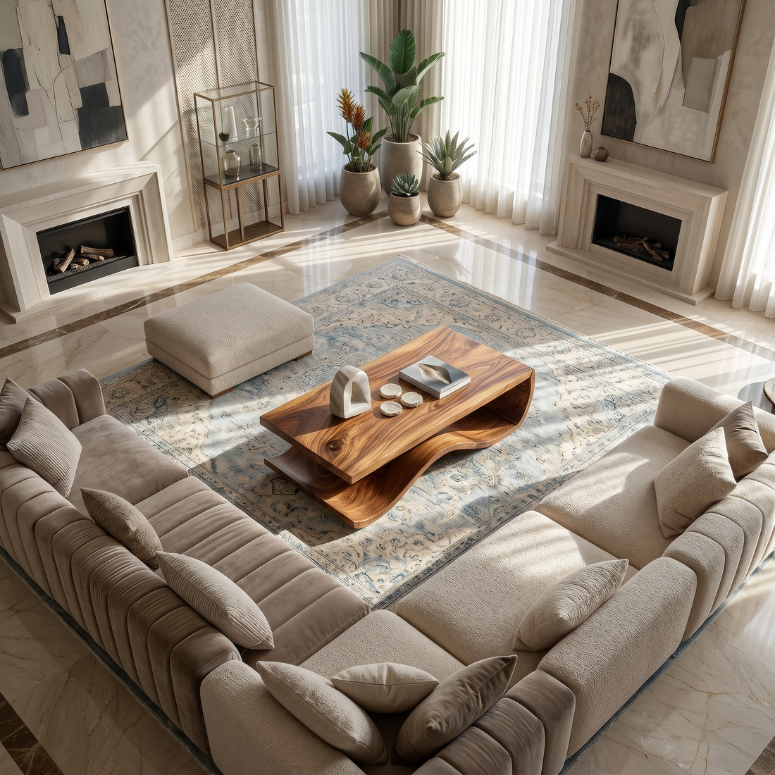 Nautical Coffee Table For Marina Living Room
