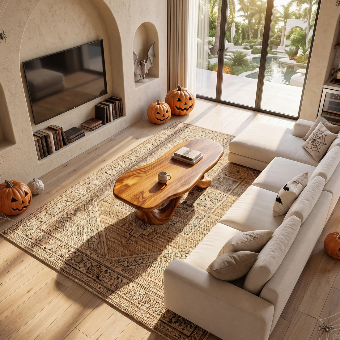 Organic Halloween Flow Coffee Table For Living Room
