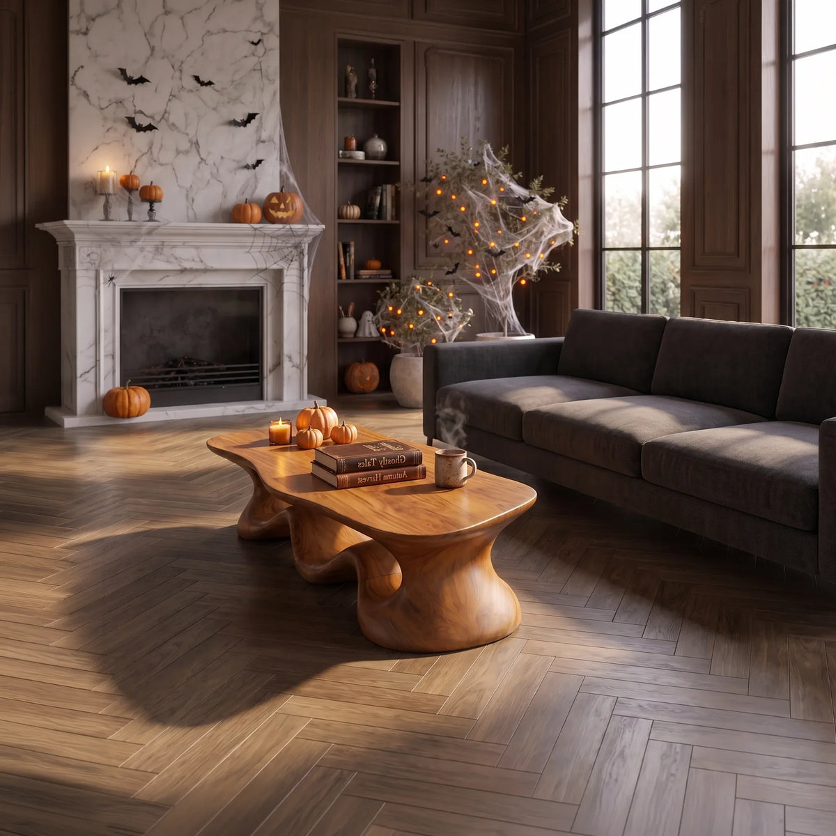 Contemporary Halloween Wave Coffee Table For Cozy Interior