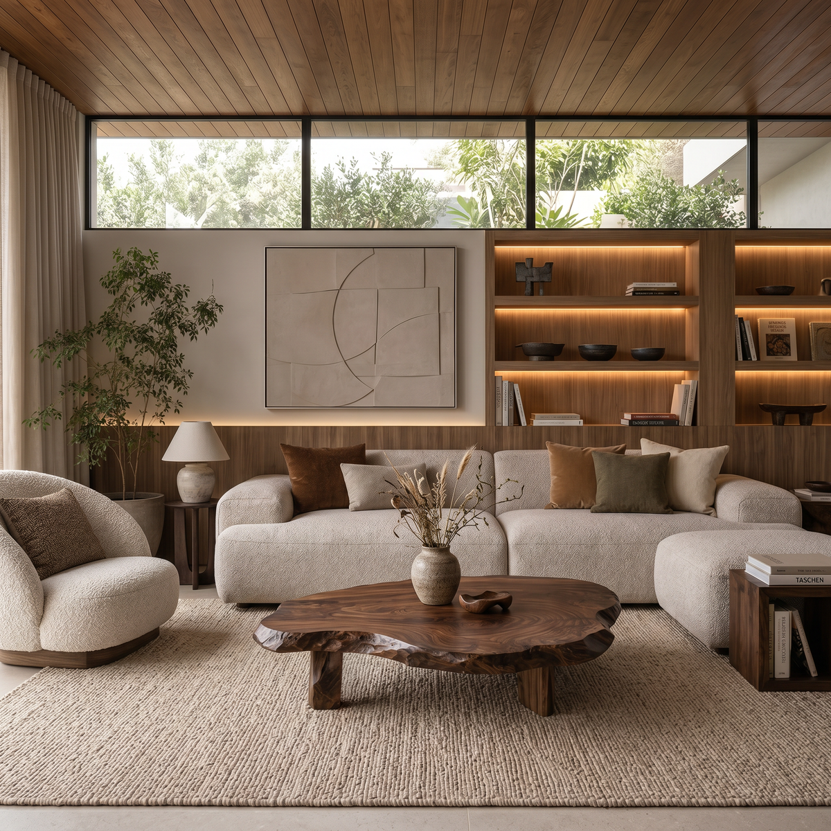 Live Edge Coffee Table For Statement Luxury Home