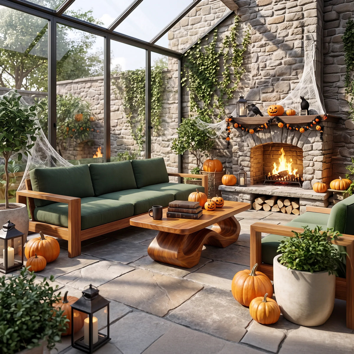 Minimalist Halloween Infinity Table For Witchy Room