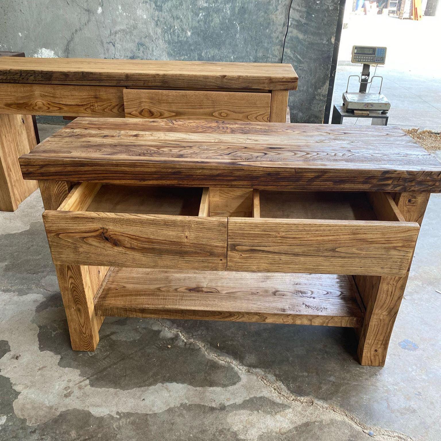 Woodera Rustic Farmhouse Style Bathroom Vanity - WBV0001