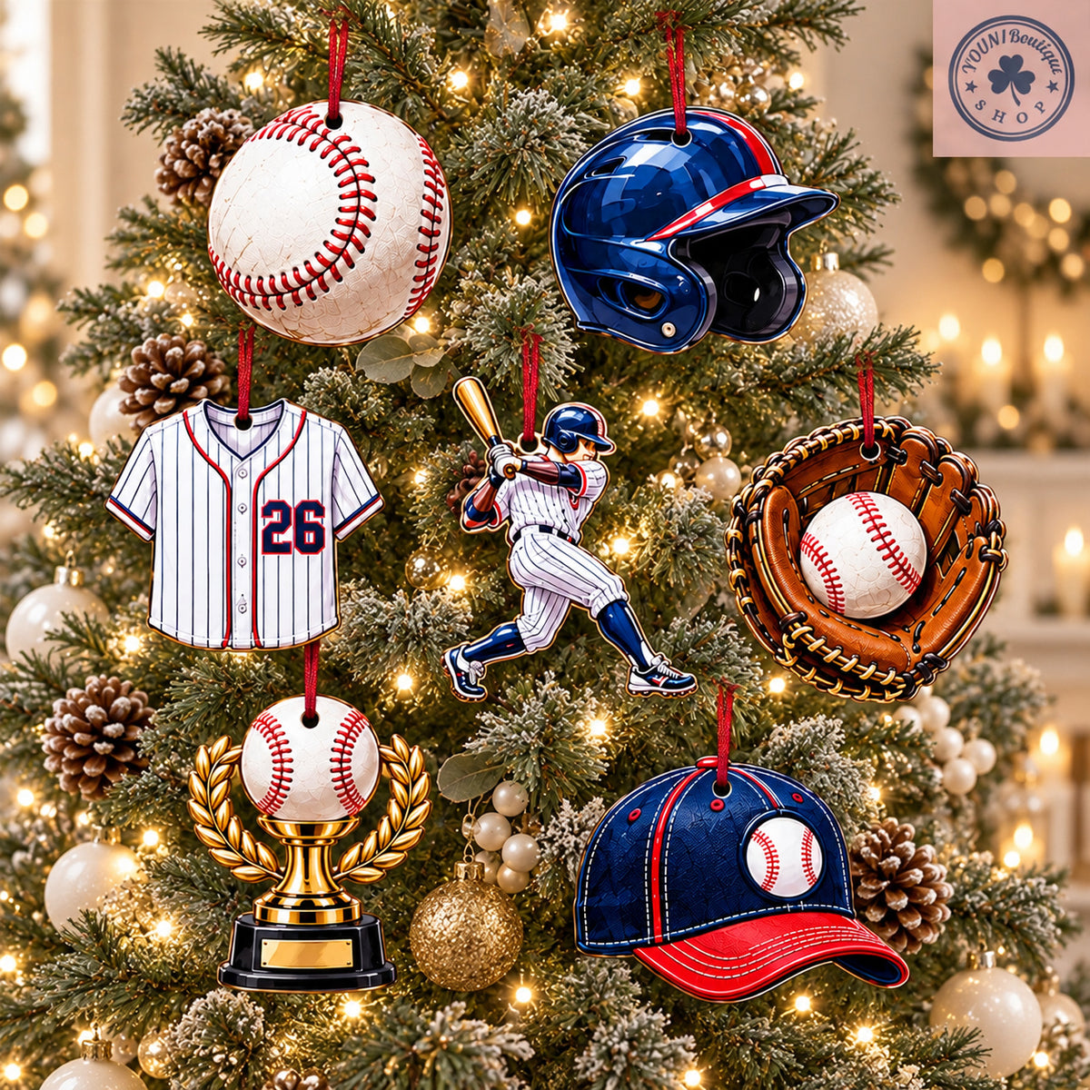 Baseball Advent Calendar 2026, Baseball Christmas Countdown, 24 Baseball Charms, Baseball Player Gift, Baseball Coach Gift