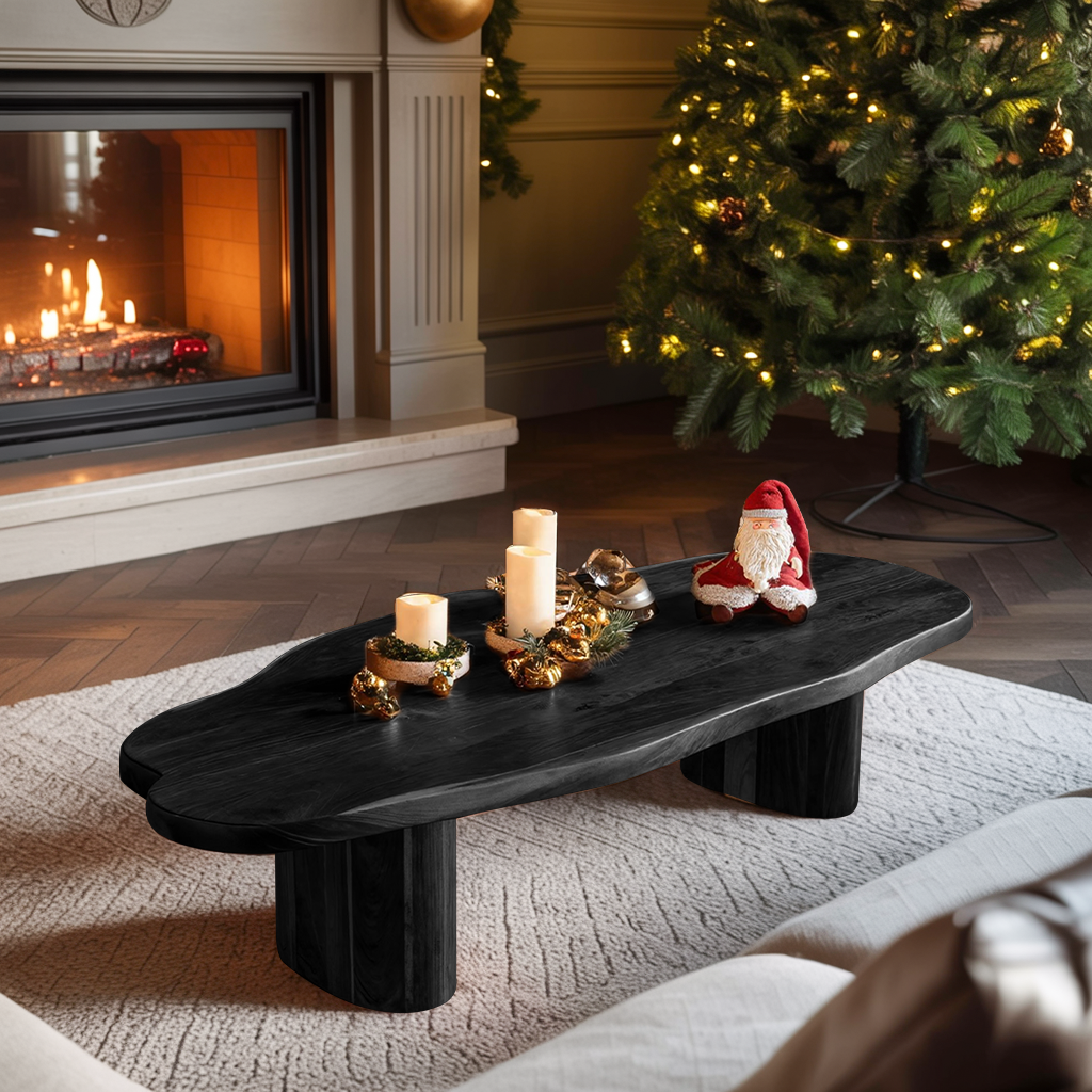Modern Wooden Coffee Table For Christmas Furniture And Entryway