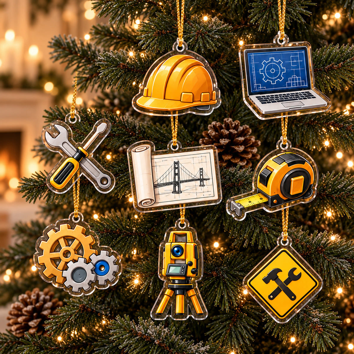 Engineer Advent Calendar 2026, Personalized Engineering Advent Calendar, 24 Engineer Charms, STEM Christmas Countdown