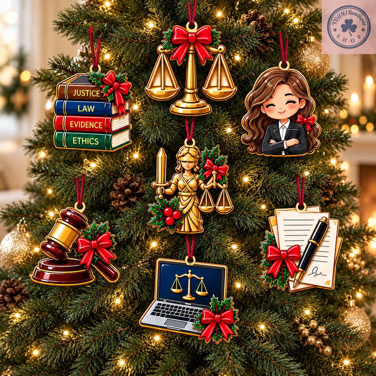 Lawyer Advent Calendar 2026, Christmas Advent Calendar, 24 Day Legal Countdown, Lawyer Gift, Law Student Gift, Holiday Countdown