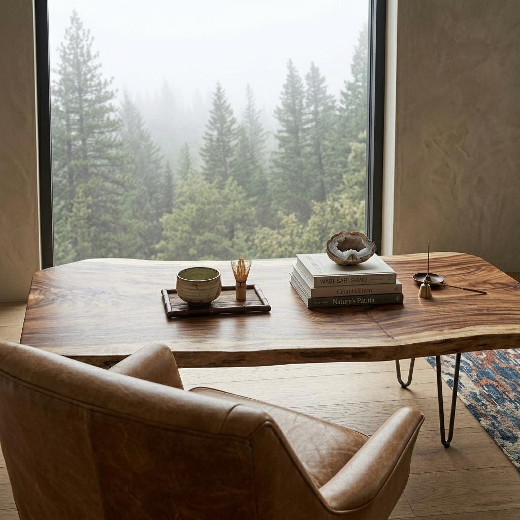 Live Edge Rustic Coffee Table - WCT0001