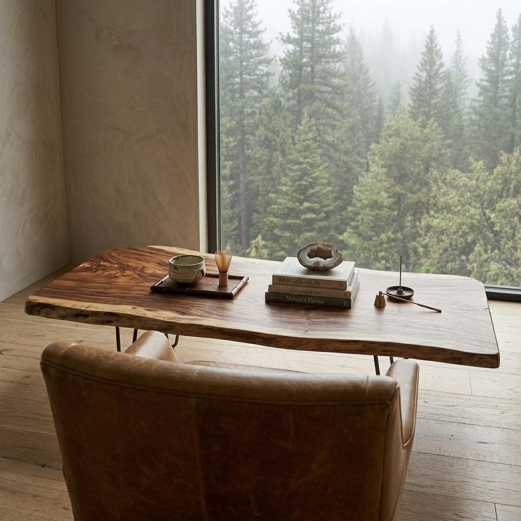 Live Edge Rustic Coffee Table - WCT0001
