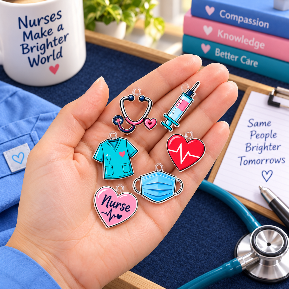 2026 Nurse Advent Calendar with Custom Name, 24-Day Countdown