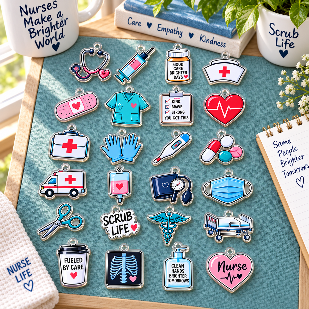 2026 Nurse Advent Calendar with Custom Name, 24-Day Countdown