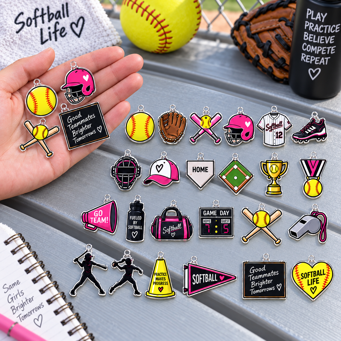 2026 Softball Advent Calendar with Custom Name, 24-Day Countdown