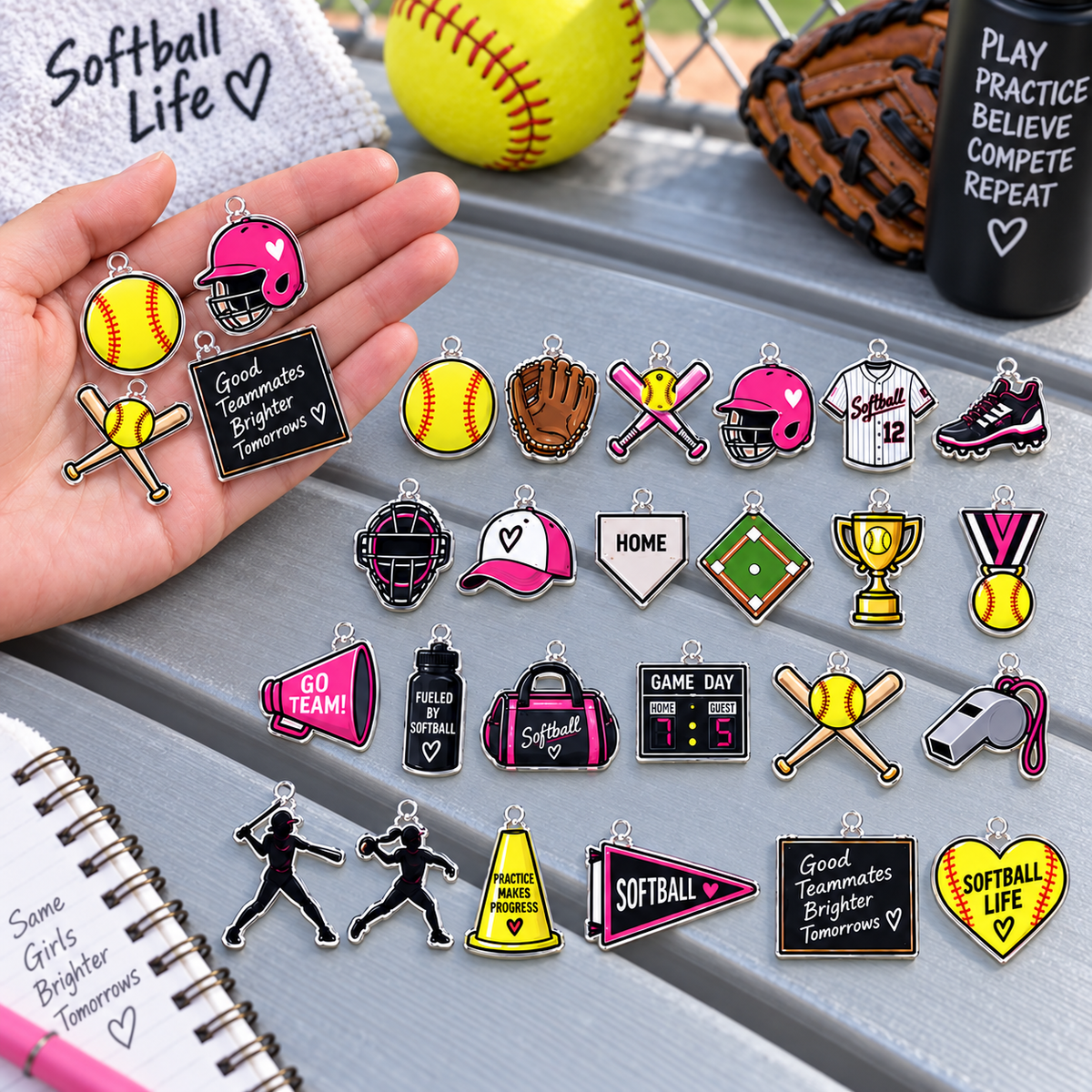 2026 Softball Advent Calendar with Custom Name, 24-Day Countdown