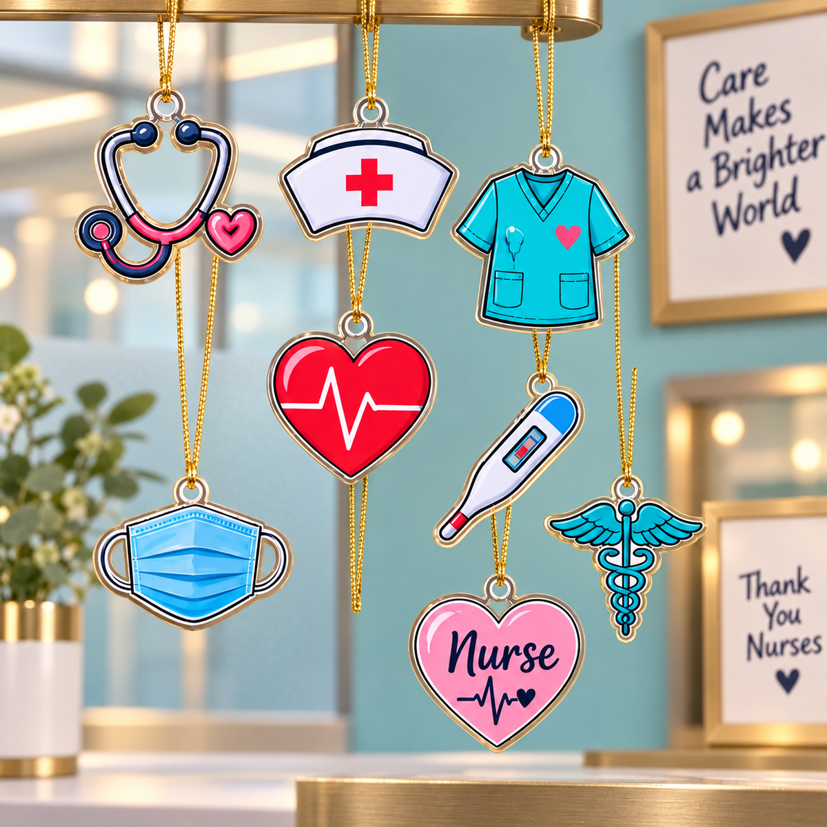 2026 Nurse Advent Calendar with Custom Name, 24-Day Countdown