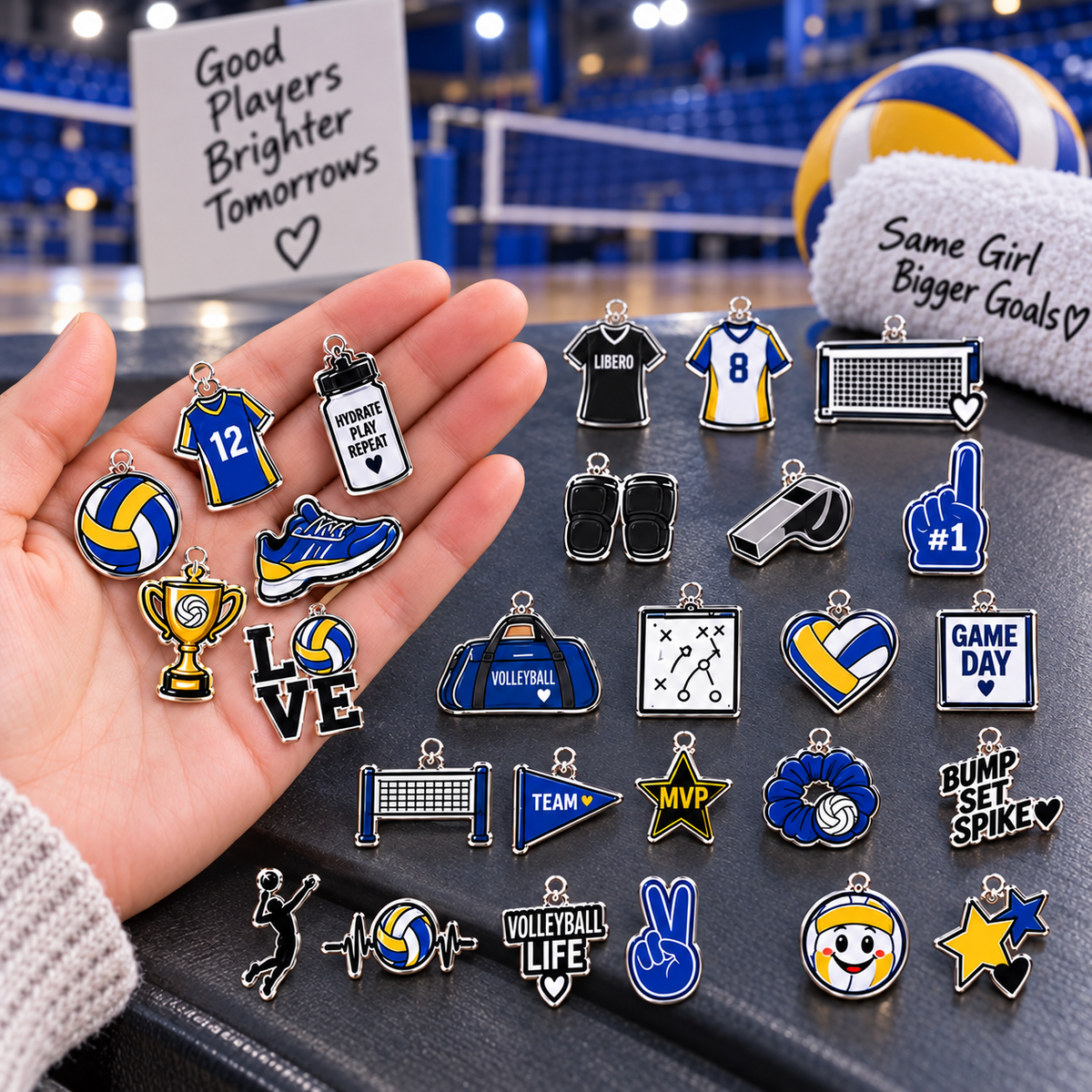 Personalized Volleyball Advent Calendar 2026 with 24 Tokens