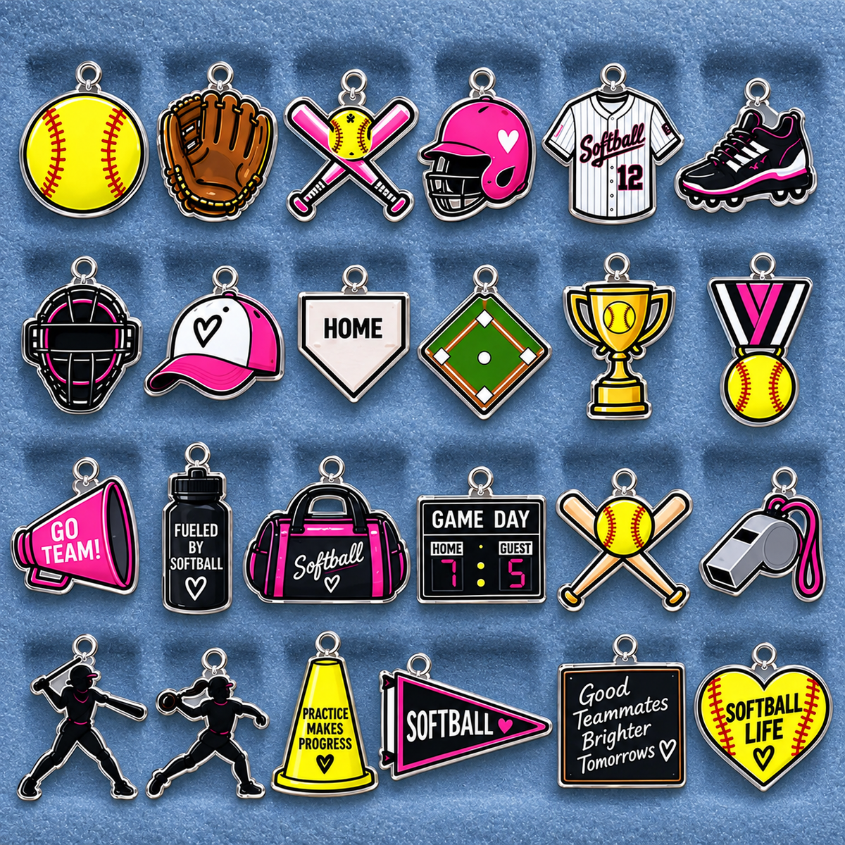 2026 Softball Advent Calendar with Custom Name, 24-Day Countdown