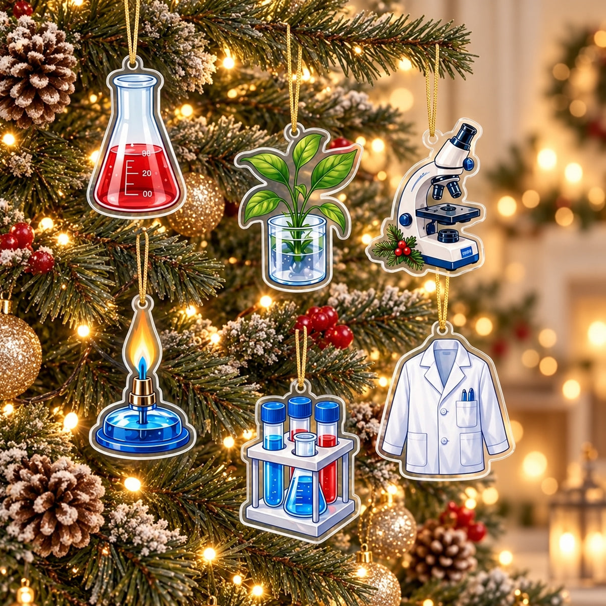 Personalized Science Lab Advent Calendar 2026 Scientist Blind Box Holiday Countdown Christmas Box