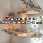 Handcrafted Rustic Walnut Floating Shelf, Custom Wood Shelf