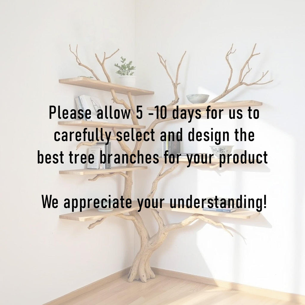 Corner Driftwood Bookshelf: Floating Shelves, Wall Mount Decor
