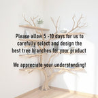 Corner Driftwood Bookshelf: Floating Shelves, Wall Mount Decor