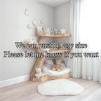 Natural Wood Tree Bookshelf: Handmade Wall Shelf, Home Decor