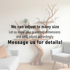 Tree branch book shelf driftwood wall art solid wood bookcase sculpture bookshelf decoration