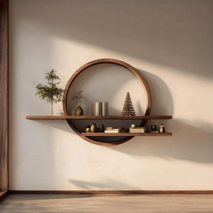 Wall Mounted Shelf Display Rack Corner Bookshelf Minimalist Furniture For Modern Home Decor