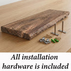 Driftwood floating shelf reclaimed solid wood shelves on wall art decoraton unique wood shelf
