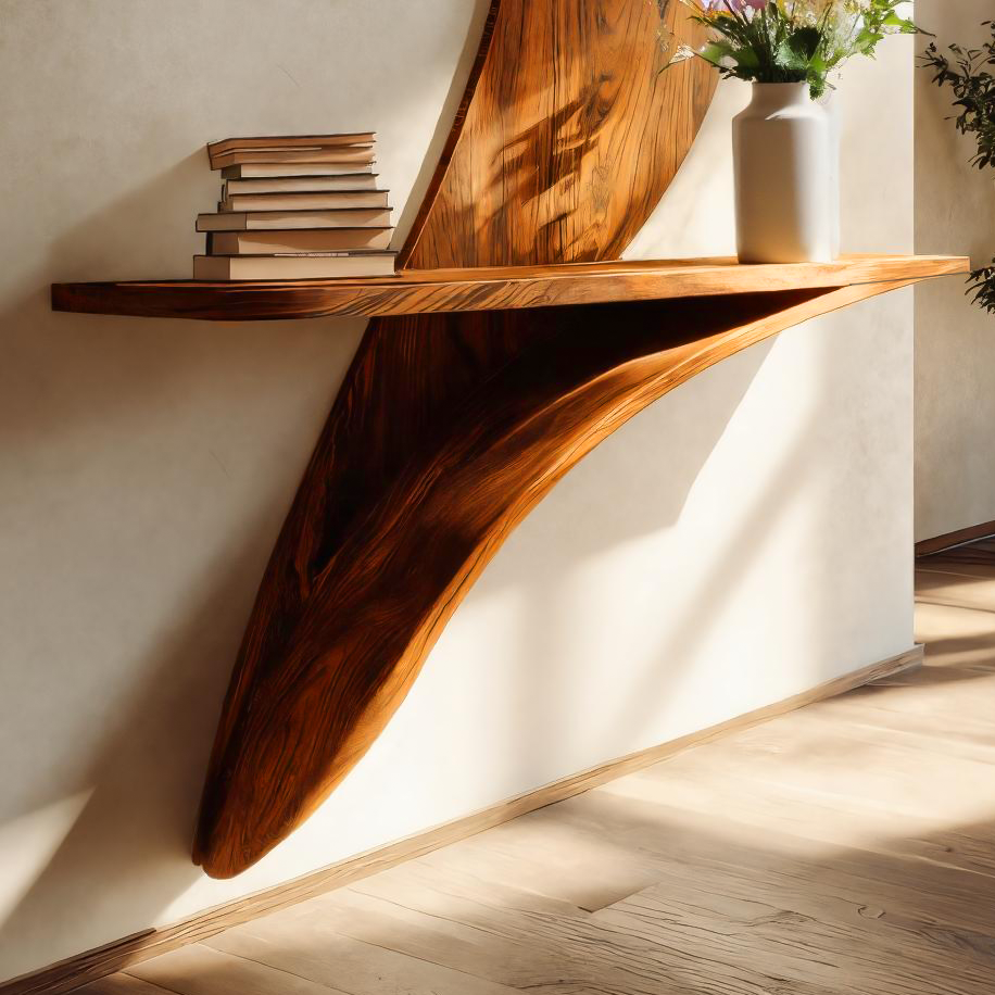 Artistic Wall Shelf For Modern Living Room
