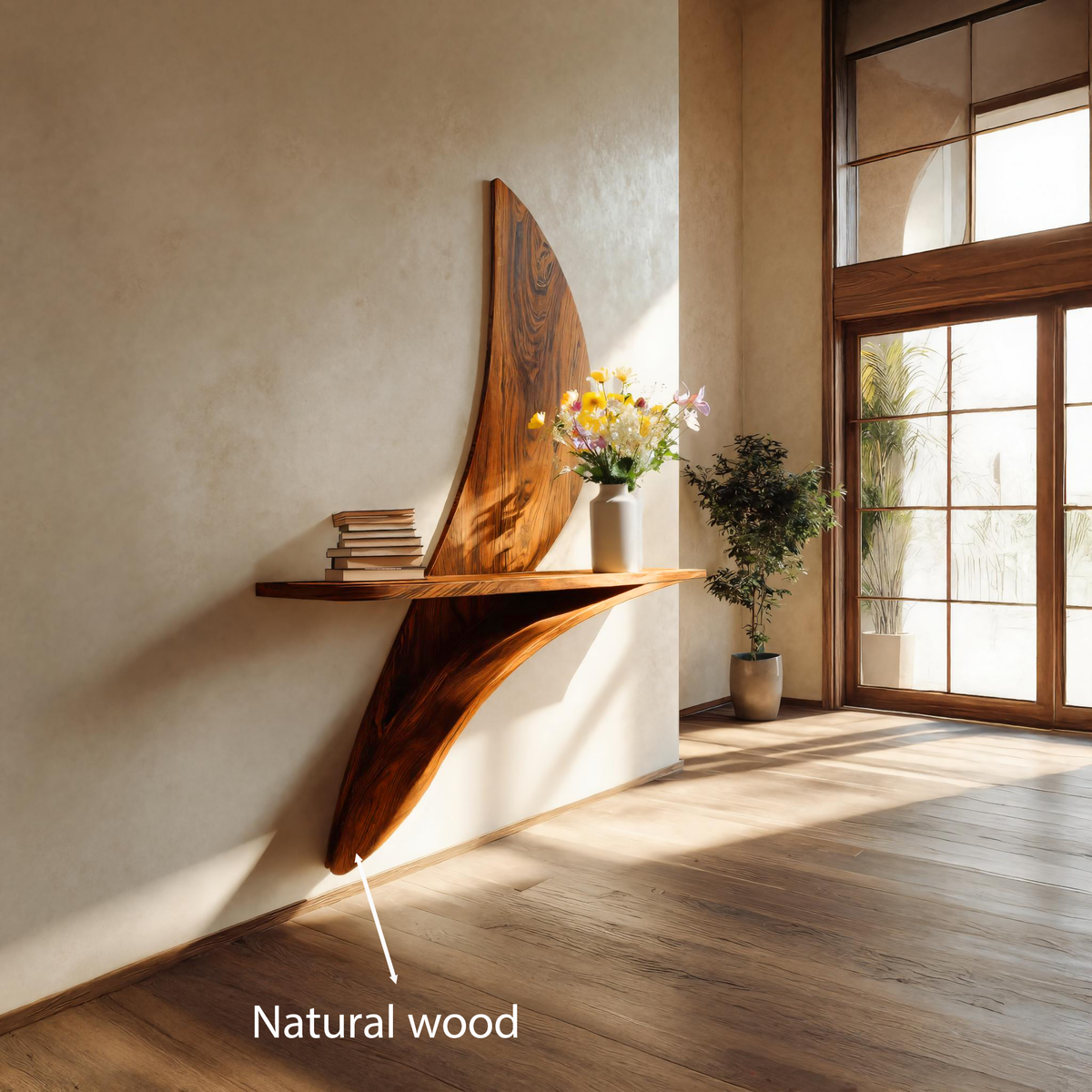 Artistic Wall Shelf For Modern Living Room
