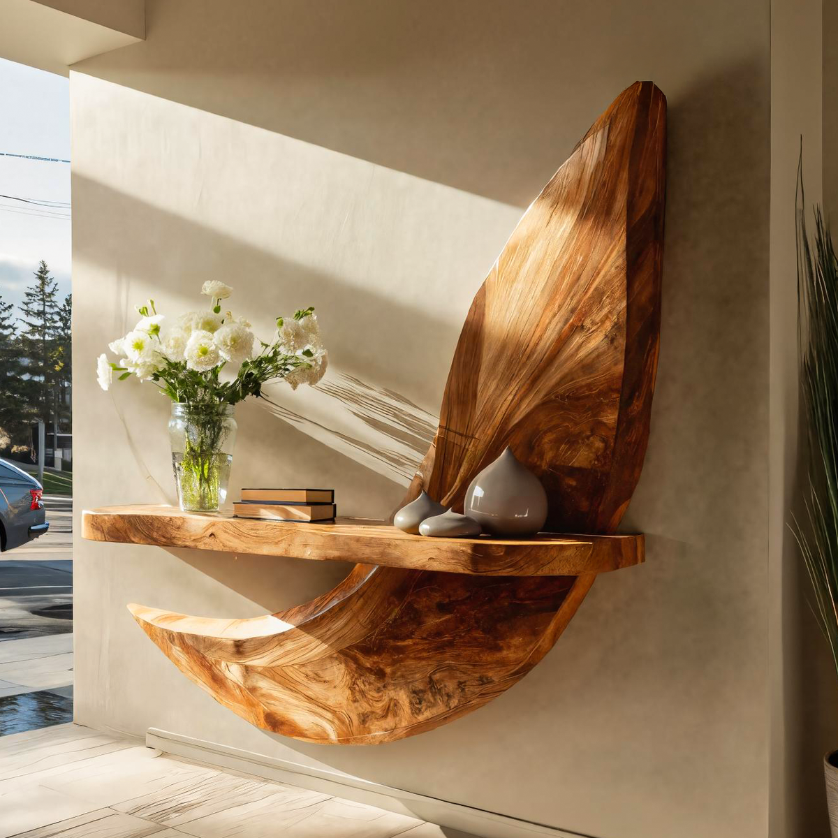 Artisan Display Shelf For Living Spaces