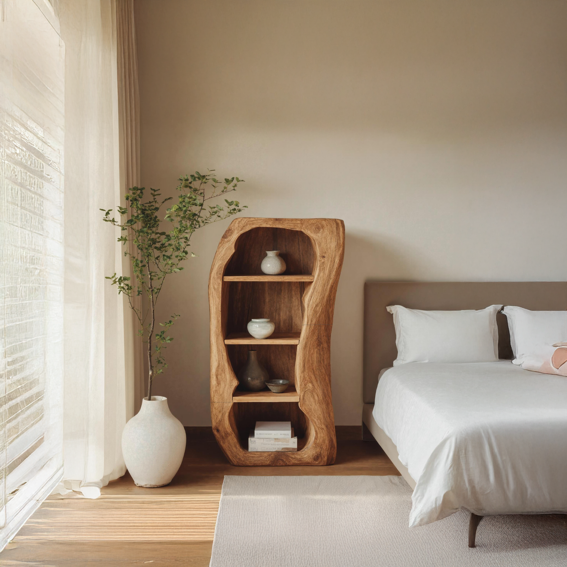 Farmhouse Wooden Nightstand For Charming Bedroom Space SILDTTNNS006