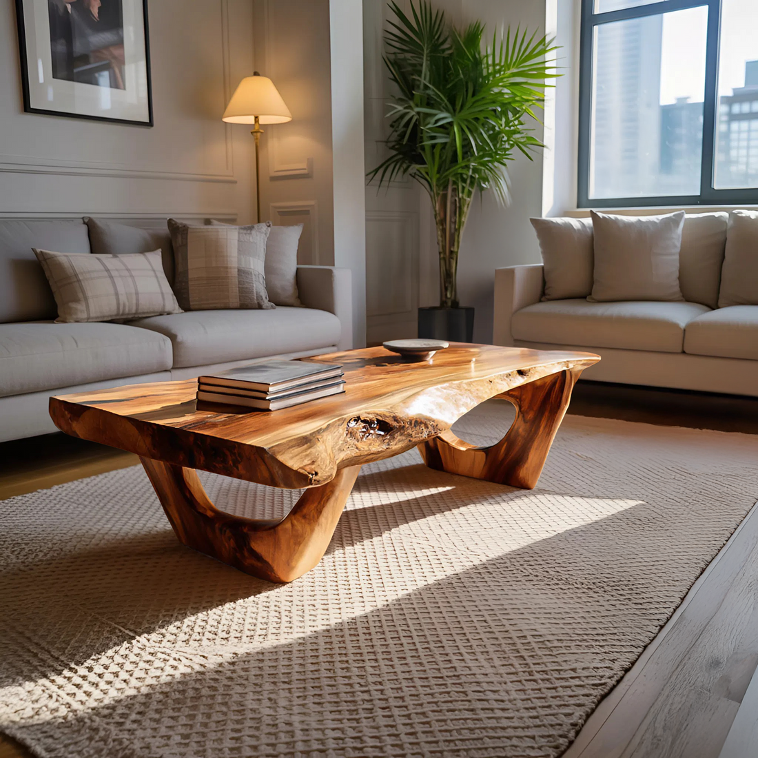 Organic Centerpiece Coffee Table For Home Decor
