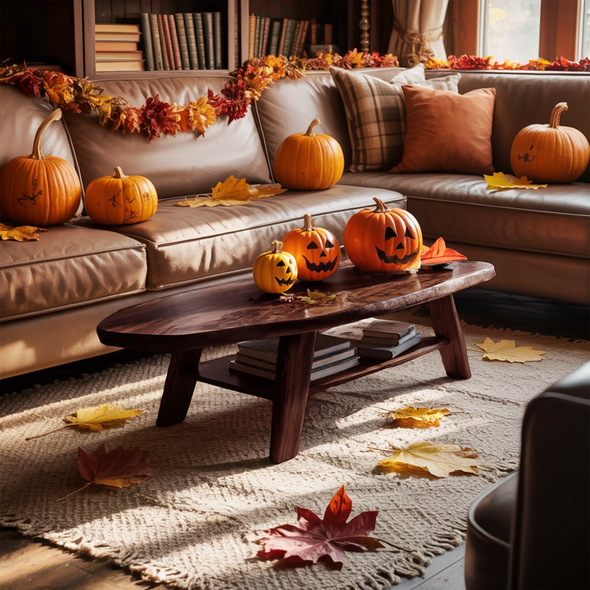 Farmhouse Live Edge Coffee Table Entryway Design Spooky Livingroom