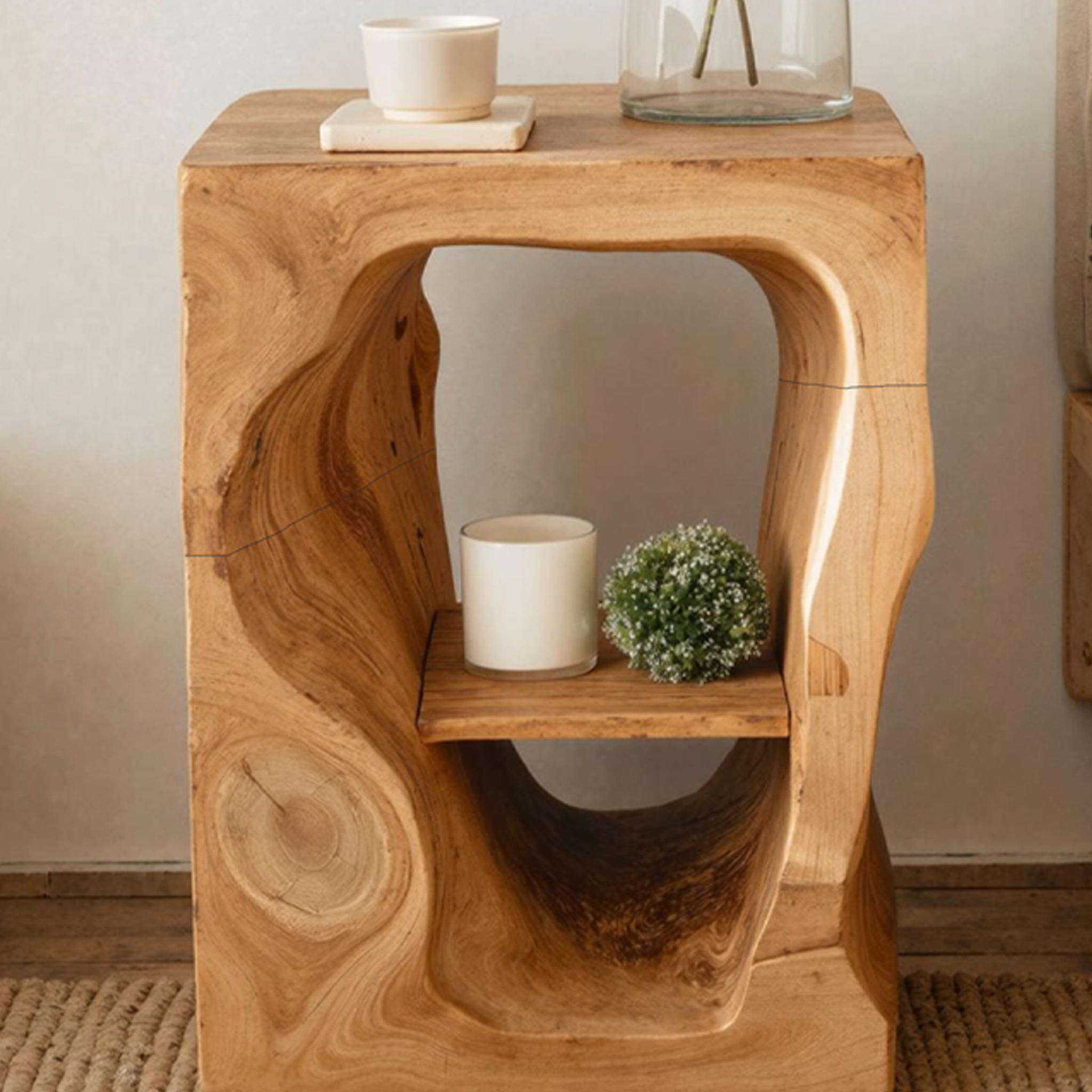 Mid Century Wooden Nightstand For Chic Bedroom Set SILDTTNNS013