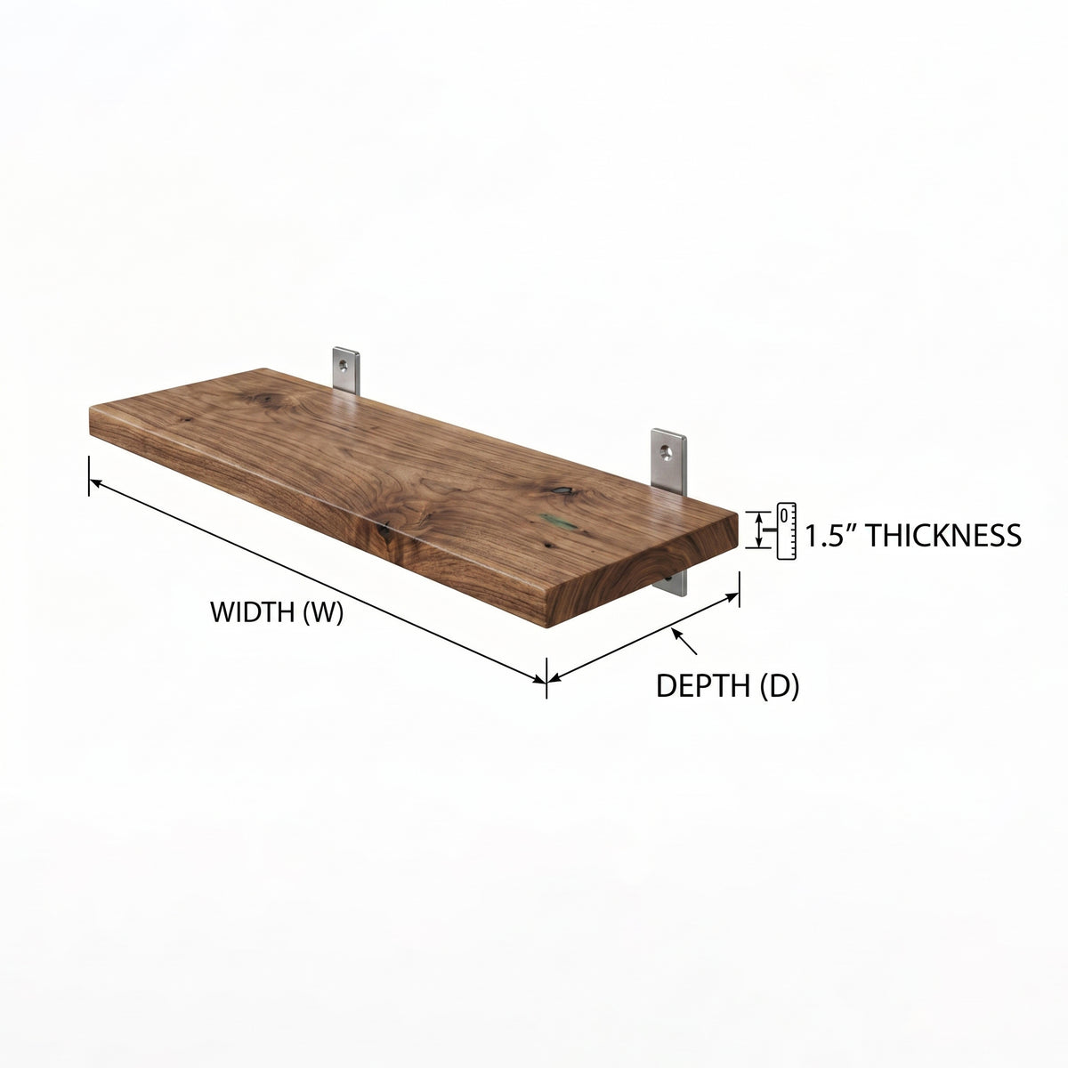 Tree Branch Wall Mount Bookshelf Natural Floating Wood Shelf Rustic Unique Wall Shelves Decor